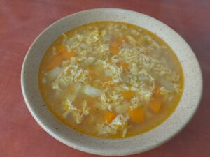 Tojásleves gazdagon